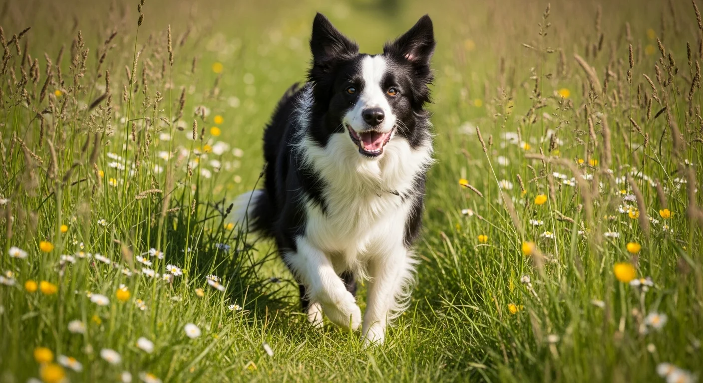 Australian Shepherd type dogs with merle and solid coats