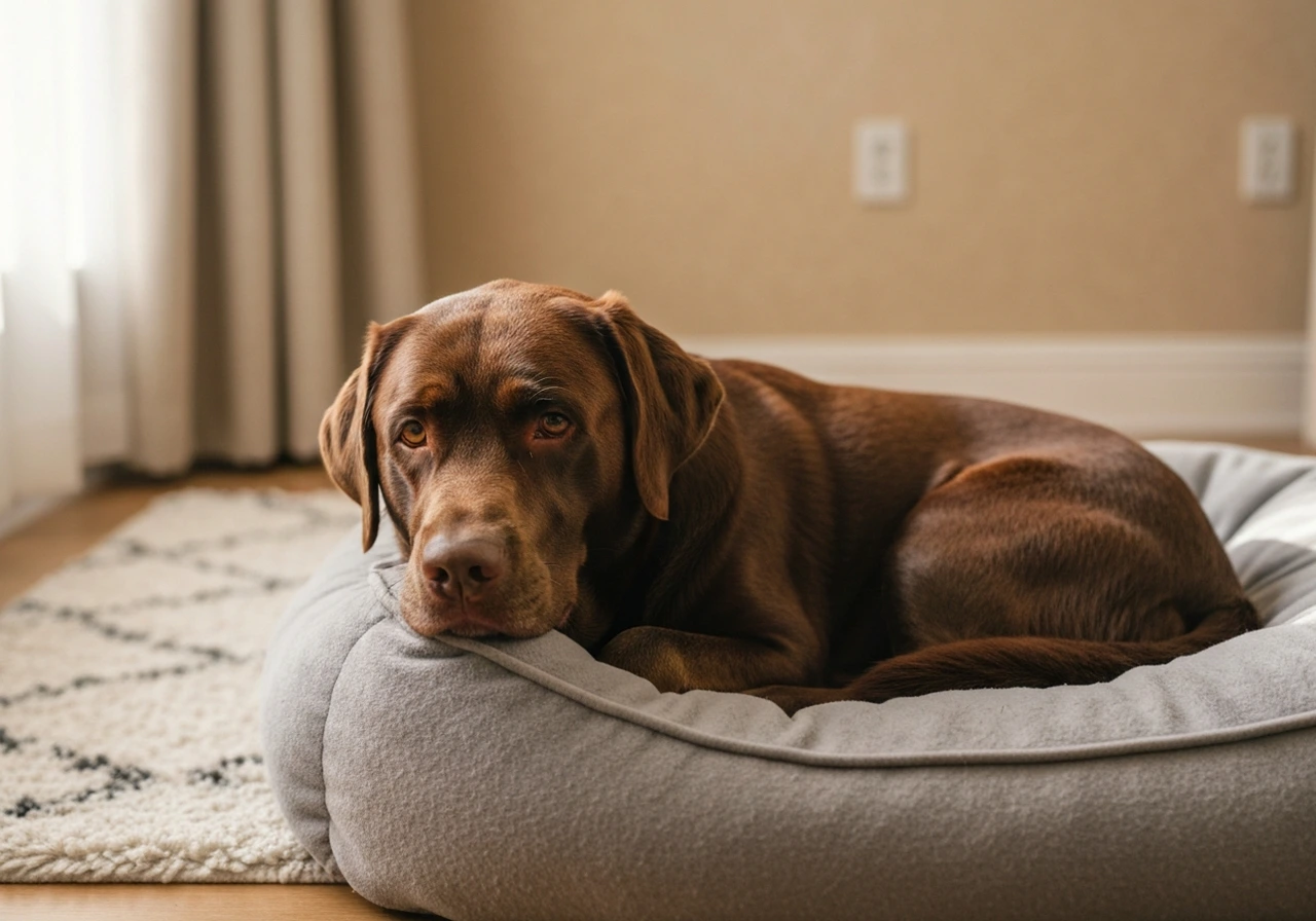 Labrador Retriever in daily life