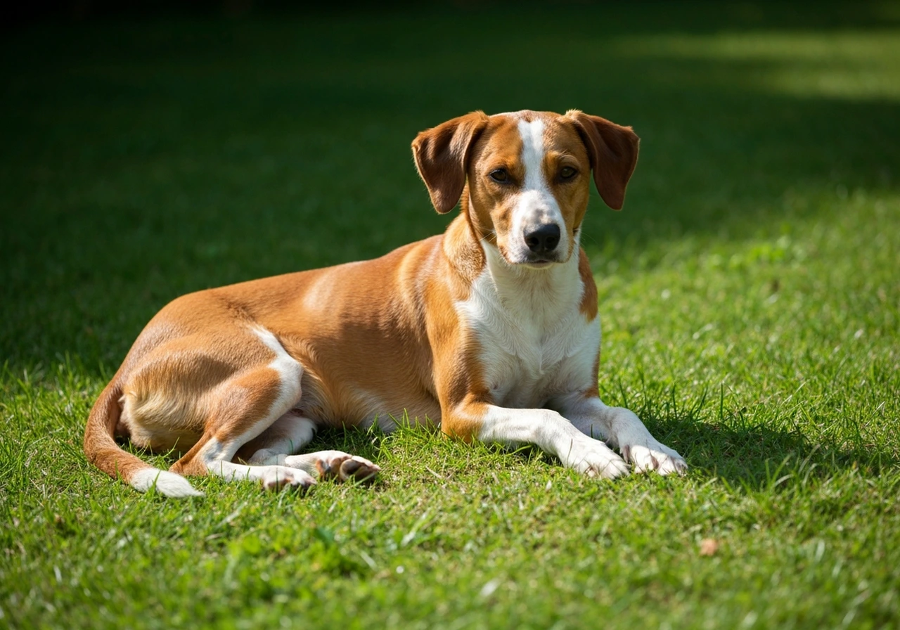 Setter Anglais in natural environment